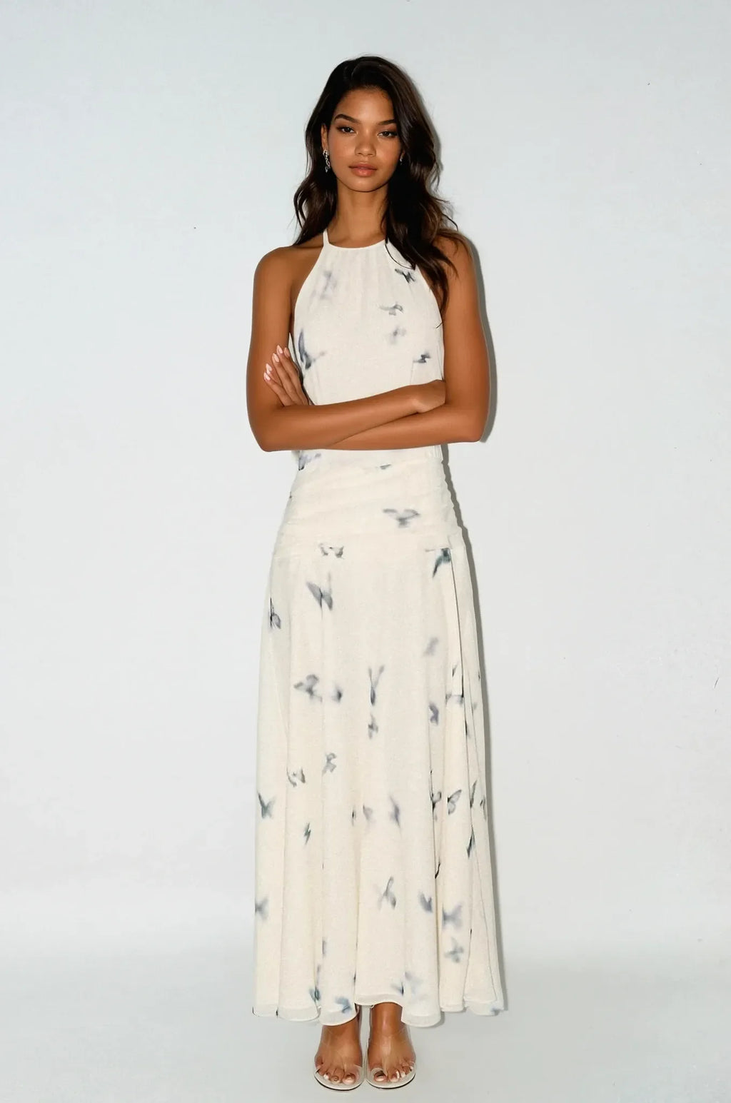 Adriana™ | Robe d’été dos nu à imprimé papillons