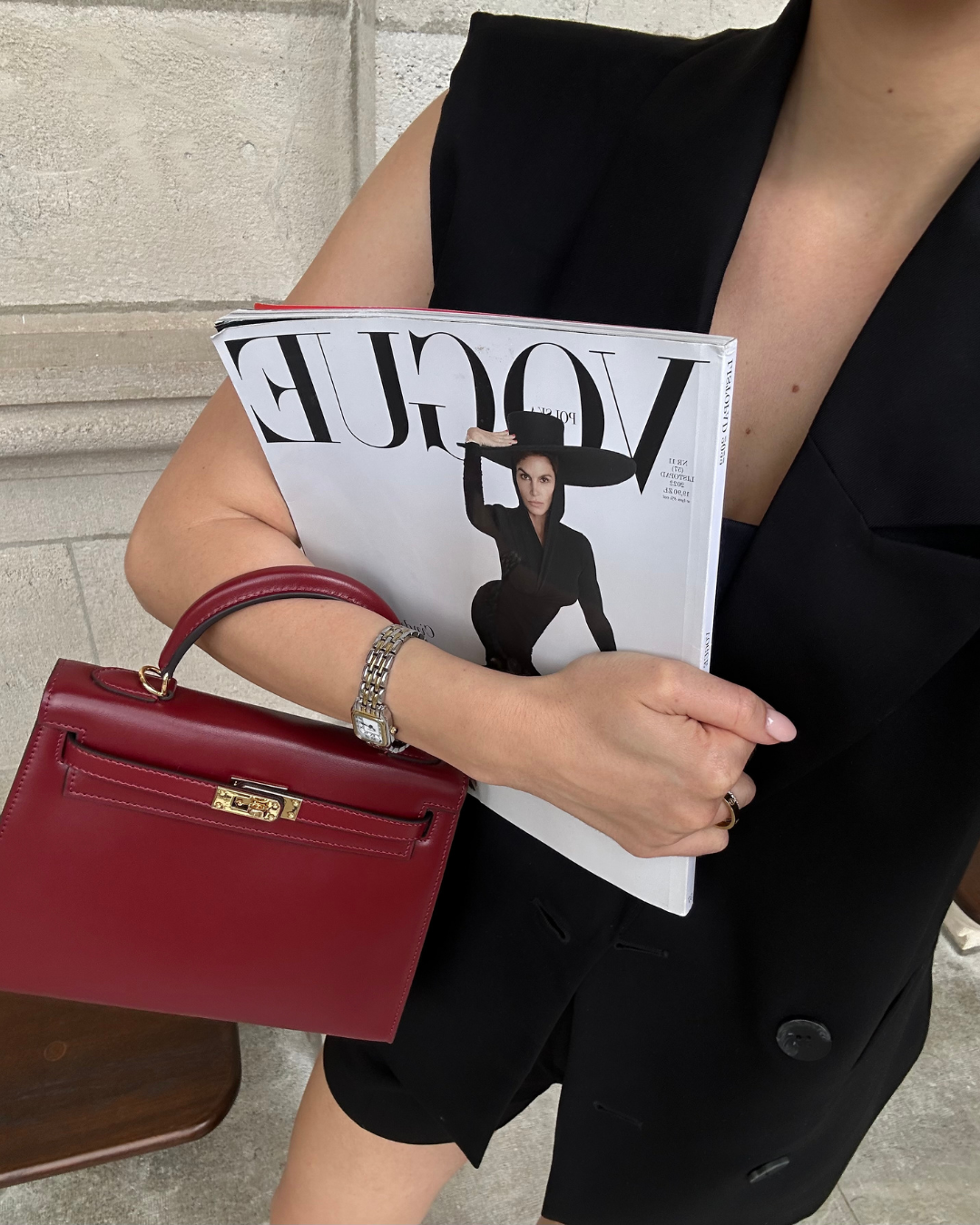 AMÉLIA | MINI SAC EN CUIR BORDEAUX ÉLÉGANT