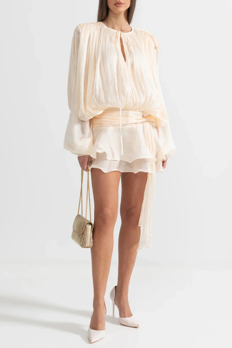 Élise™ | Robe d’été fluide effet satin