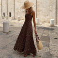 Léonie™ | Robe maxi élégante à pois