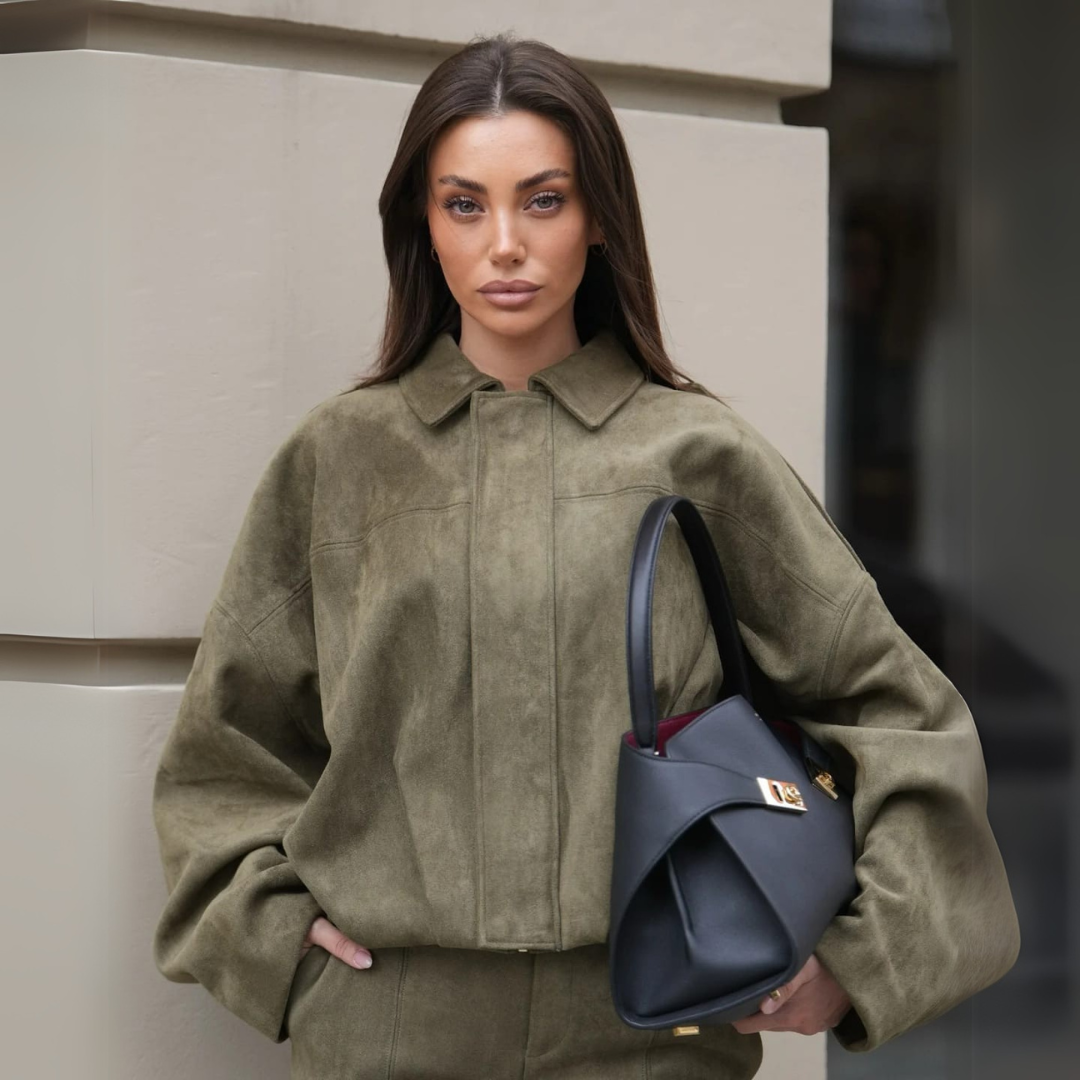 Clara™ | Veste en Faux Suede