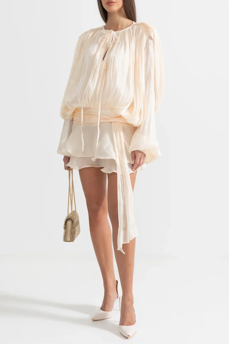 Élise™ | Robe d’été fluide effet satin