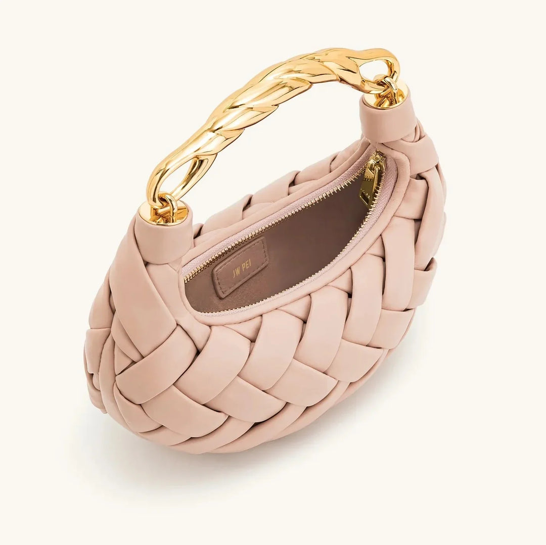 Solène™ | Sac Tressé en Cuir Végan