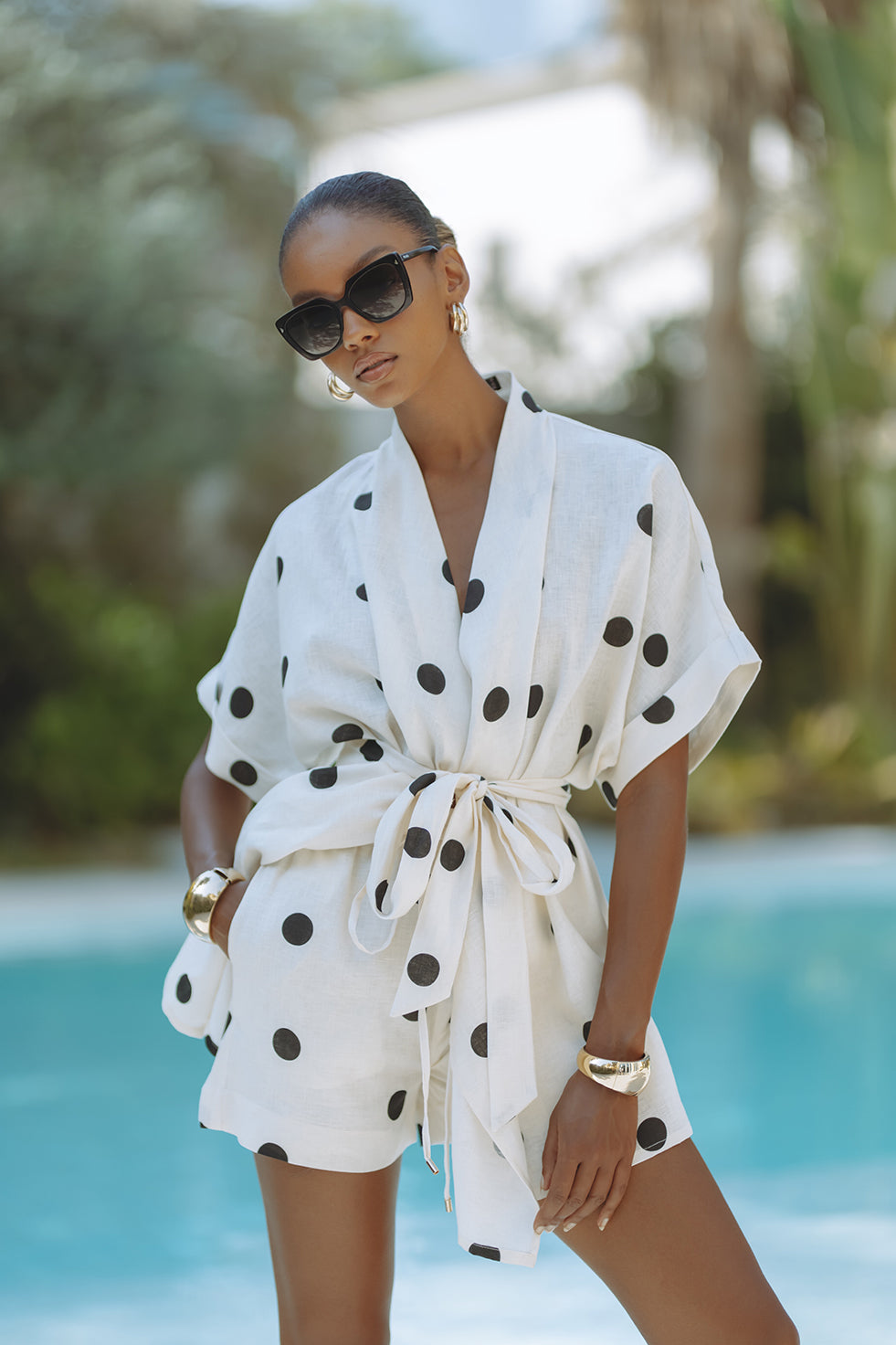 Luna™ | Ensemble d’été élégant et ludique à pois