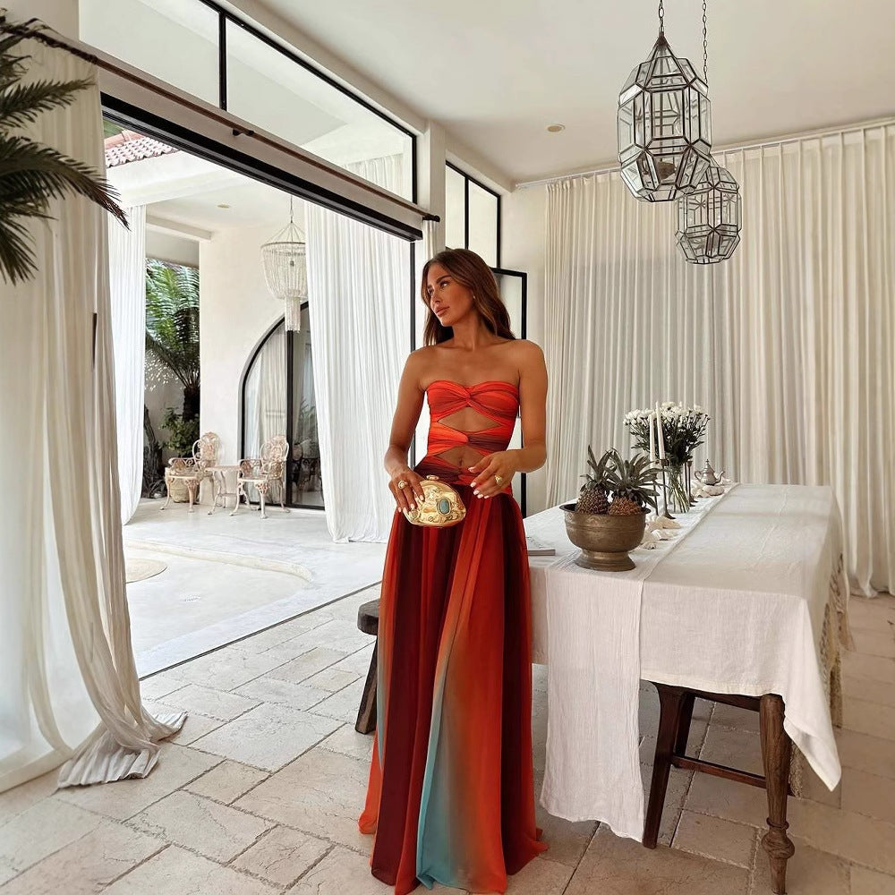 MARGOT | Robe Longue À Bretelles