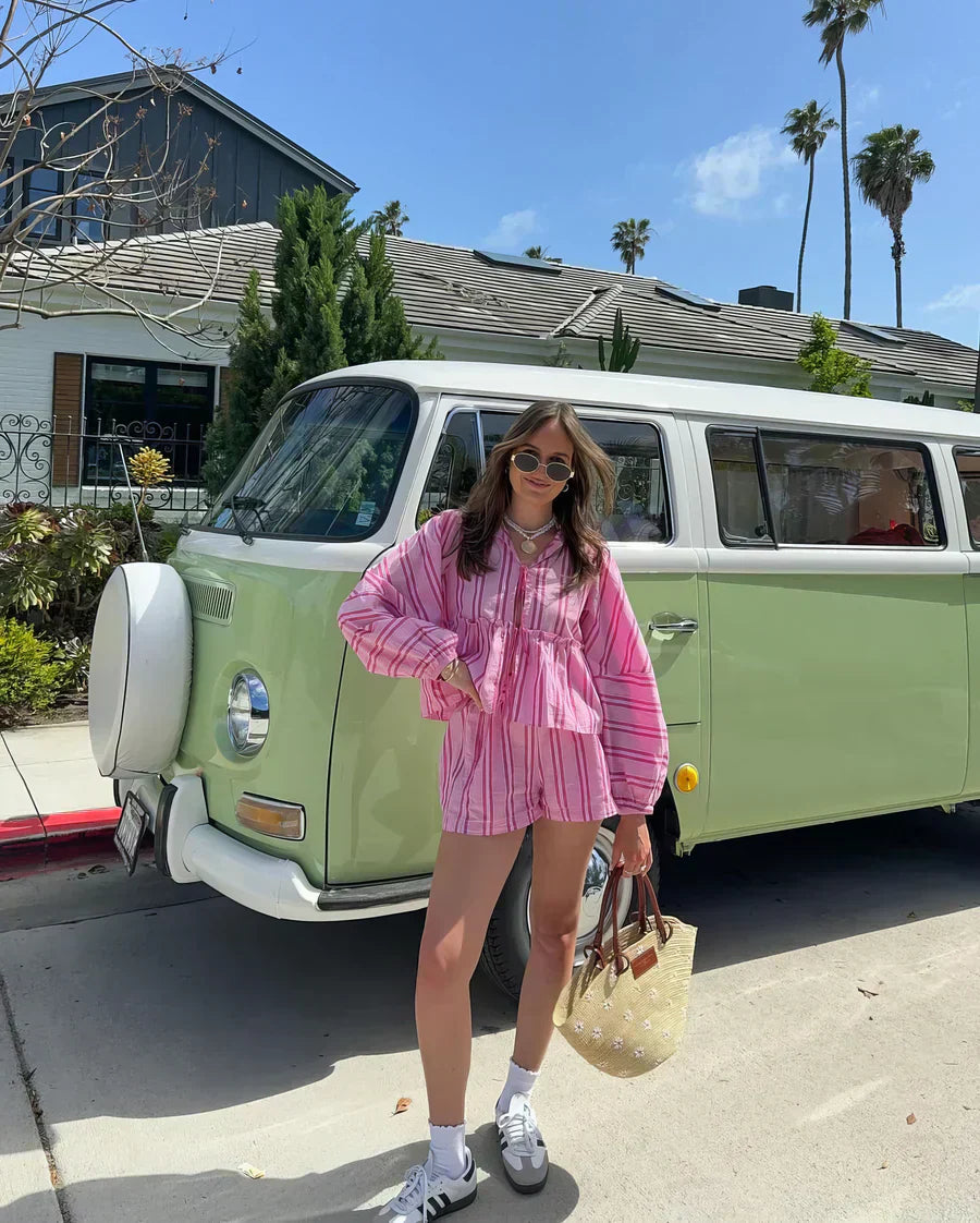 Amélie™ | Ensemble d’été léger à rayures