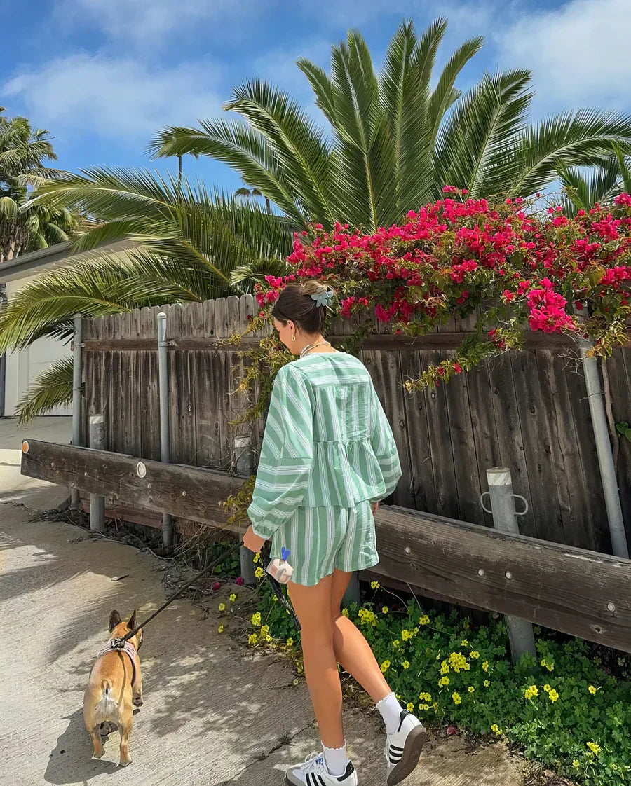 Amélie™ | Ensemble d’été léger à rayures