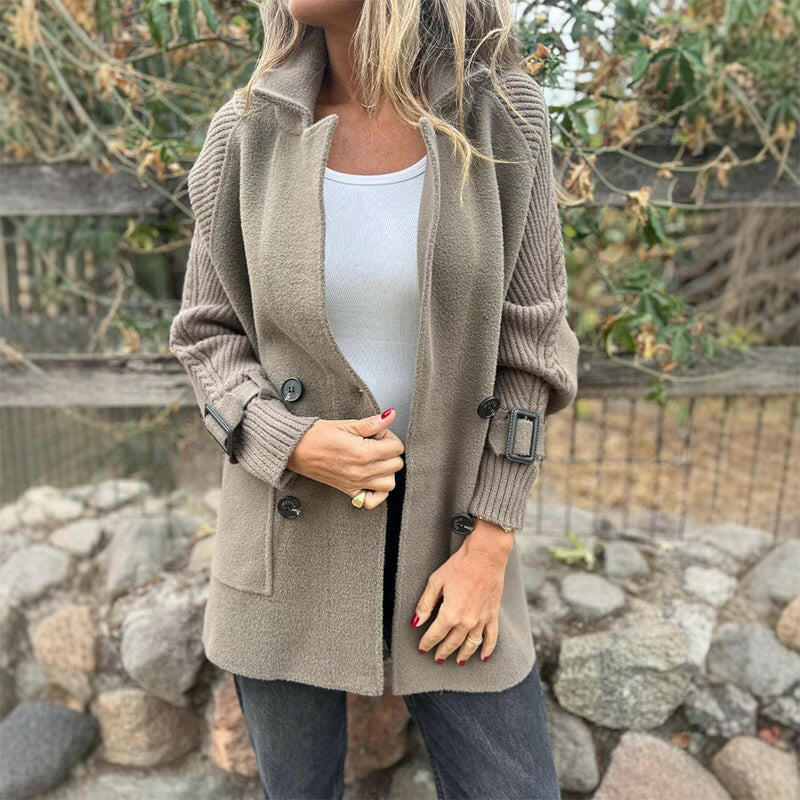 Isaline™ | Manteau mi-long à double boutonnage